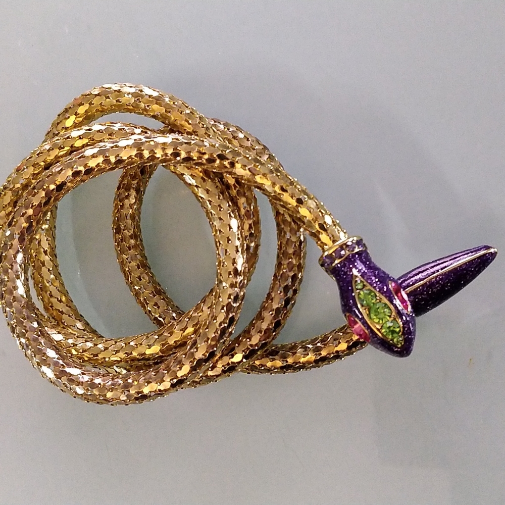Betsy Johnson snake wrap necklace or bracelet